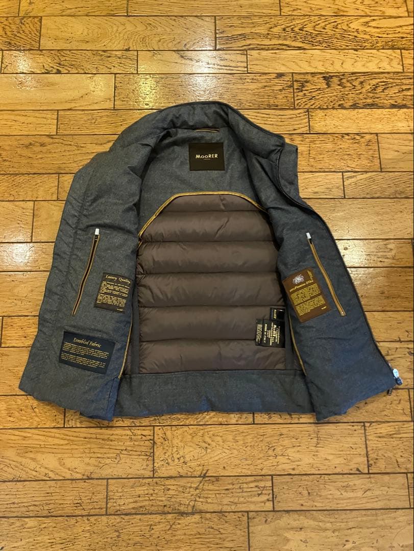 ゆうきじい MOORER ムーレー カシミヤダウンベスト 44