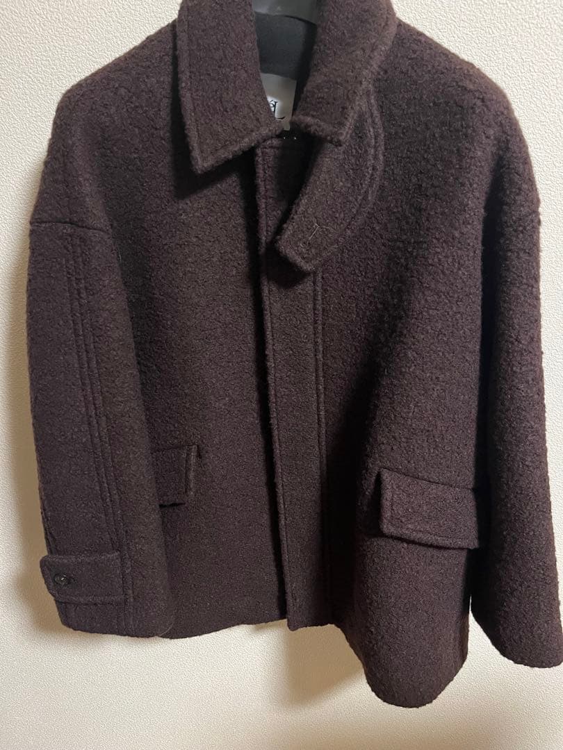 【eL】Boucle Zip Coat