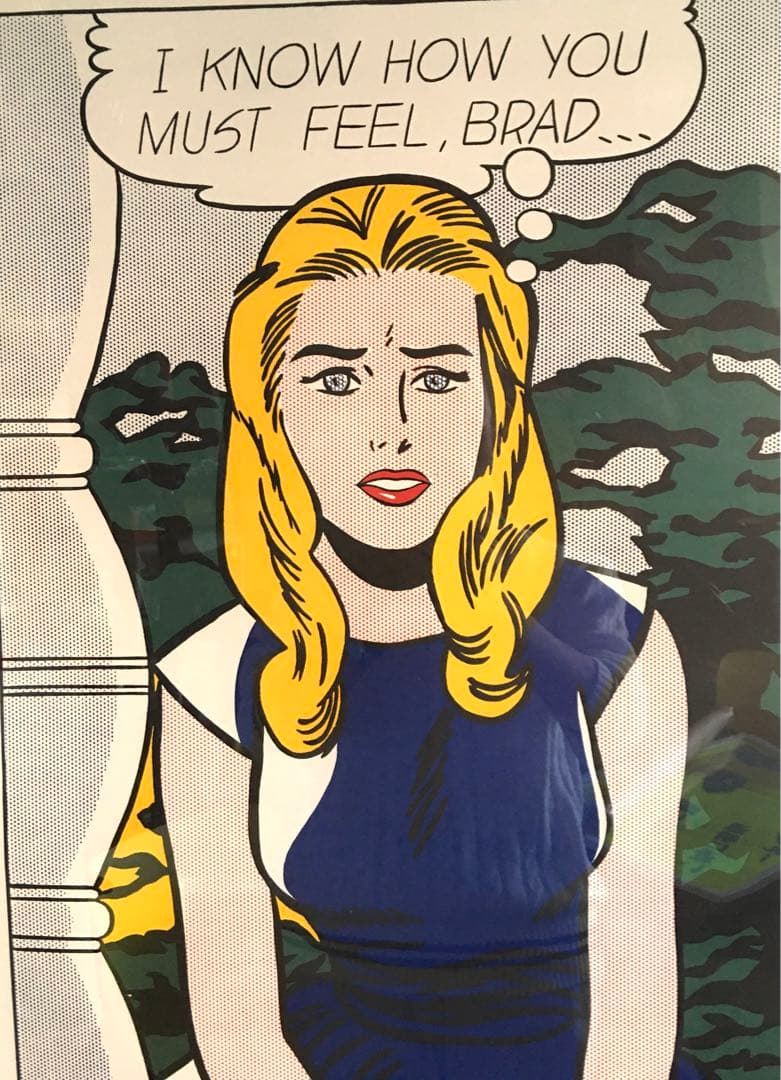 ロイリキテンスタイン　【100X70】ポスター　ビンテージ