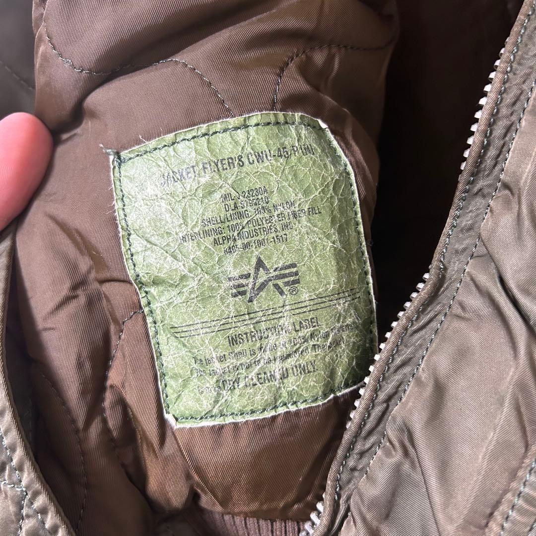 ALPHA INDUSTRIES エアクルー ミリタリージャケット