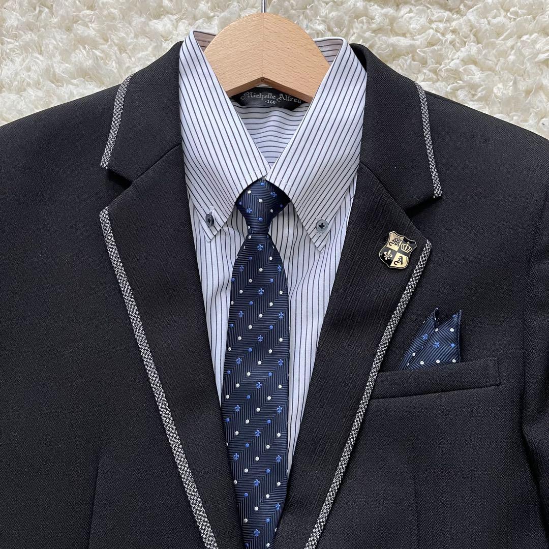 未使用級 ミッシェルアルフレッド フォーマルスーツ セットアップ パンツ160