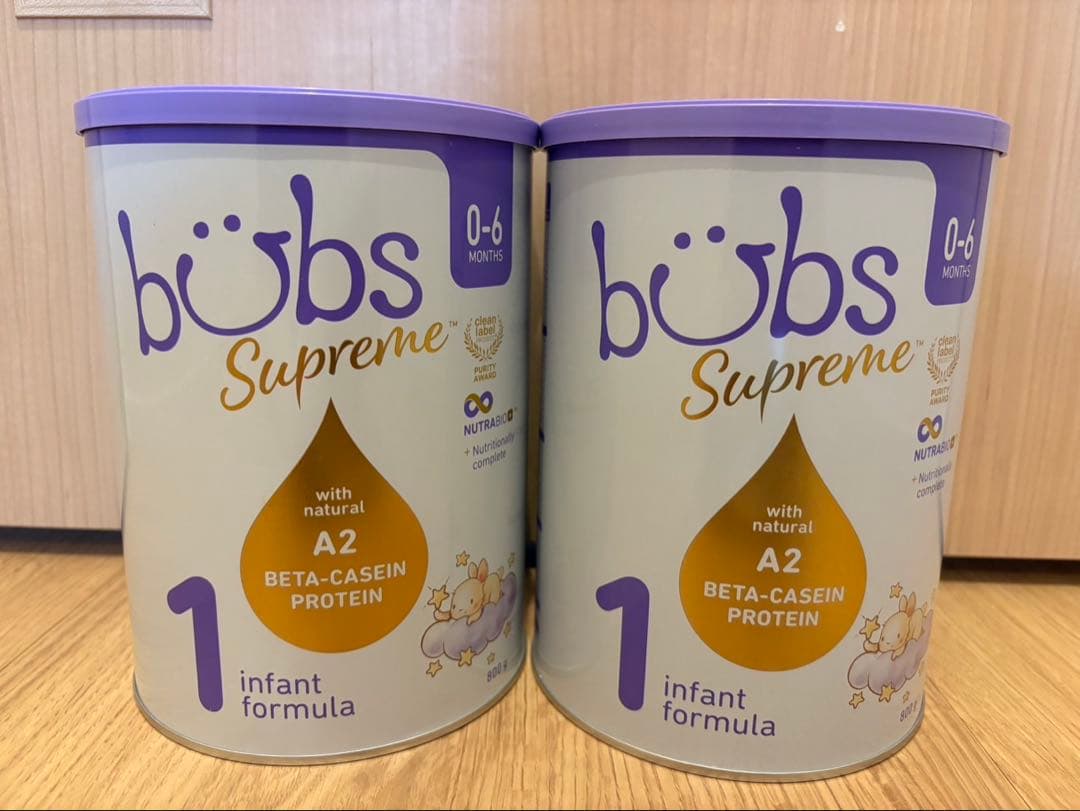 バブス粉ミルク　A2 bubssupreme オーガニック粉ミルク