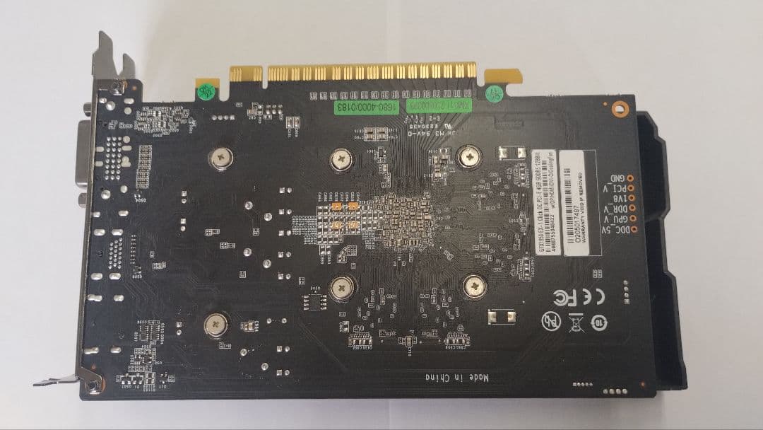 玄人志向 GF-GTX1650-E4GB/OC/DF