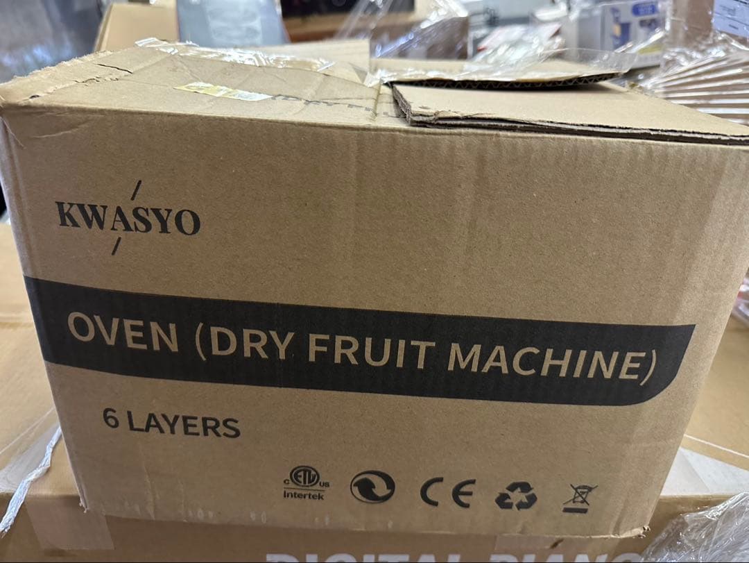 6層フードドライヤー ステンレス鋼製食品乾燥機 ドライフルーツメーカー 家庭用