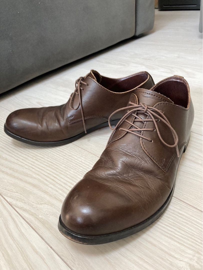 PADRONE ダービー　短靴　パドローネ　derby レザー　ビブラムソール