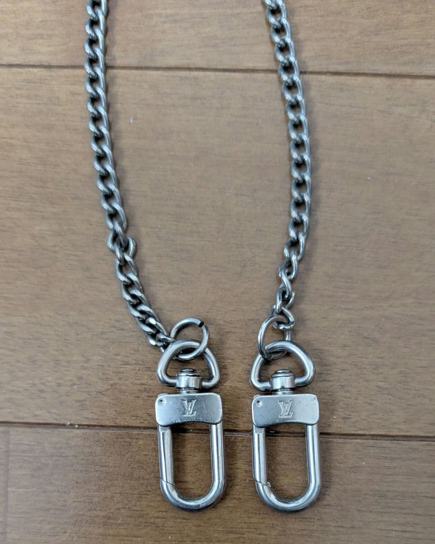 Louis Vuitton 純正 ウォレットチェーン シルバー