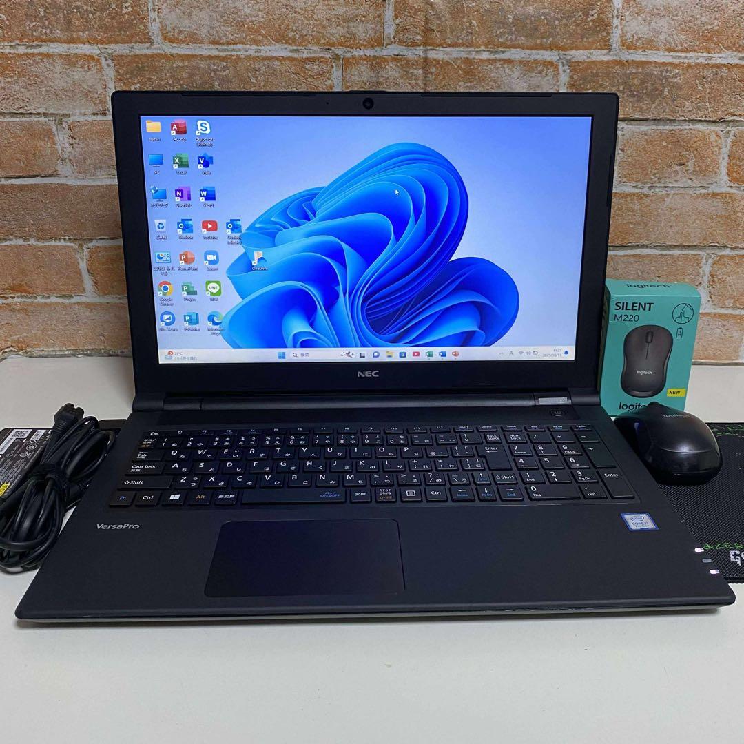 NECノート PC Core i7 SSD 256GB メモリ8GB オフィス付