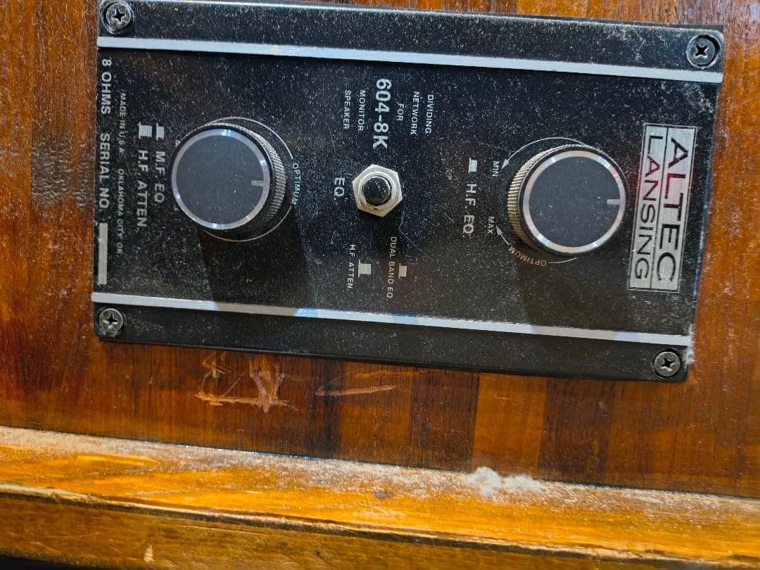 Altec Lansing 604-8K スピーカーペア / ケーブル