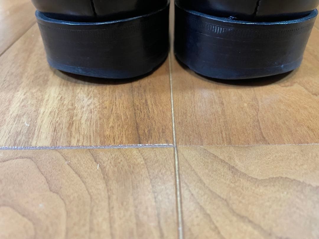 【美品】グレンソン ストレートチップ 65F ブラック 純正シューツリー付