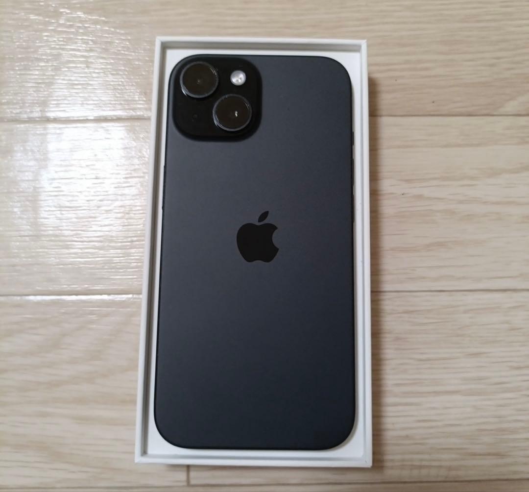 超美品✨Apple iPhone15 ブラック 128GB 本体箱、全付属品