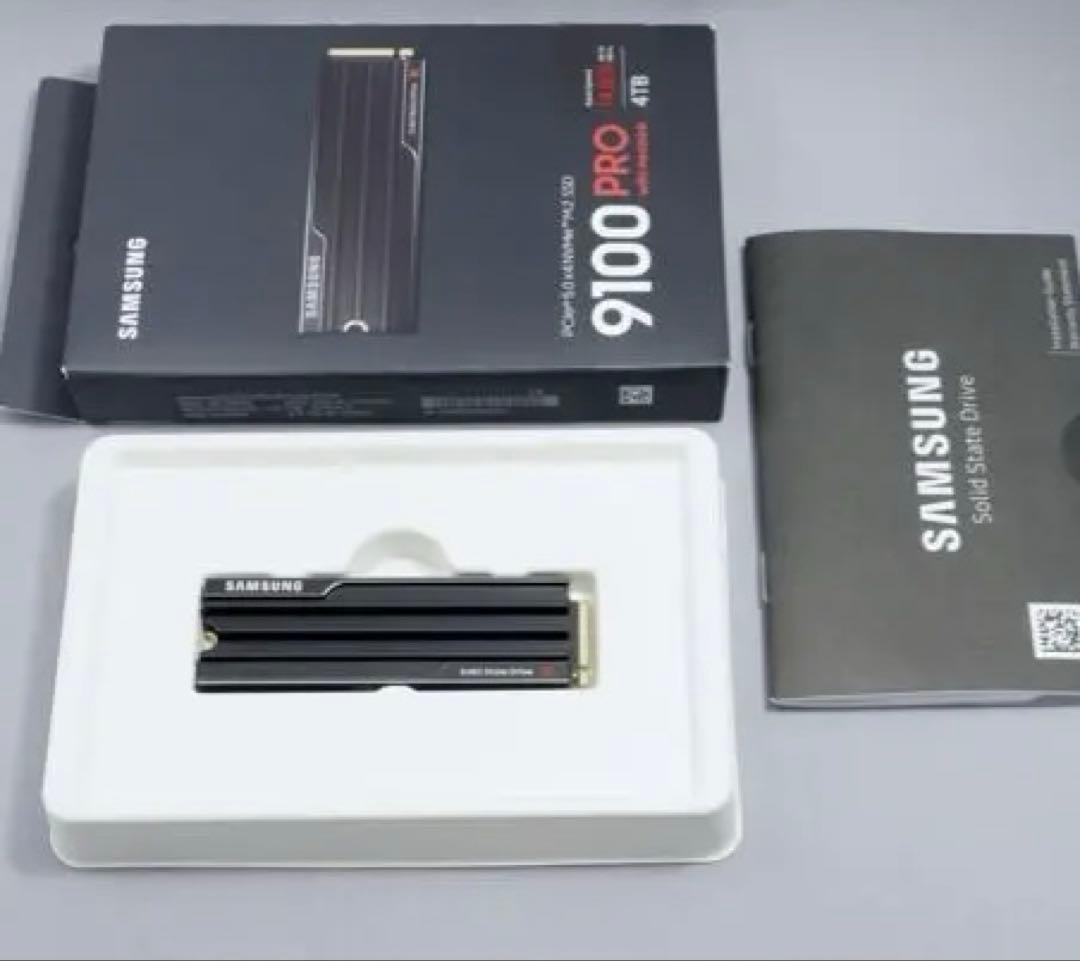 SAMSUNG 9100 PRO 4T ヒートシンクモデル 中古品