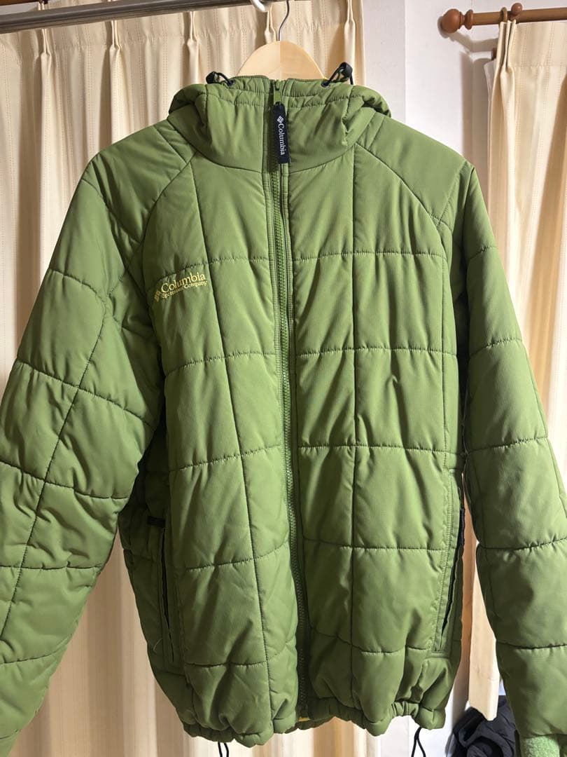 Columbia グリーンダウンジャケット