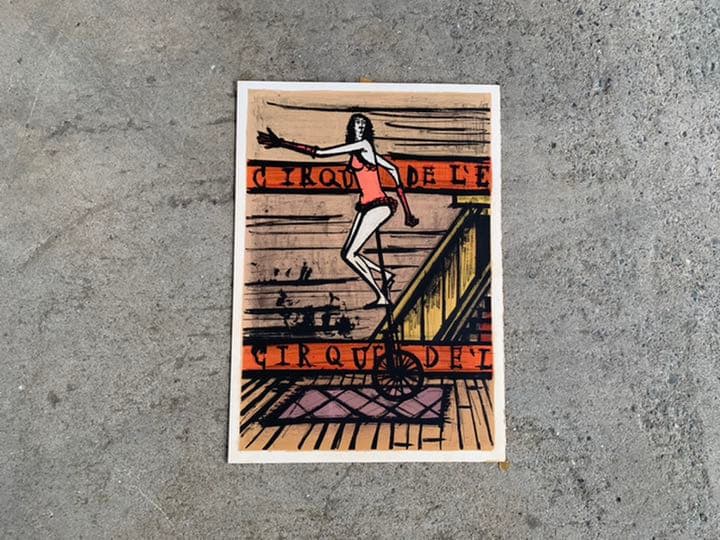 レア!! ベルナール ビュッフェ サーカス シリーズ リトグラフ No.2