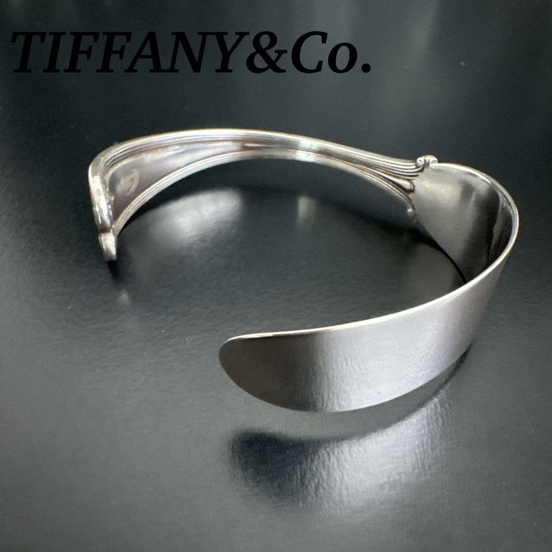 希少　オールド　ティファニー ナイフバングル　ブレスレット　シルバー　y2k