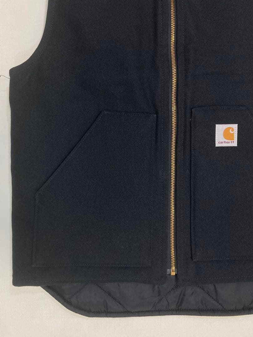 Carhartt カーハート ダックベスト V01 Sサイズ BLK メキシコ産