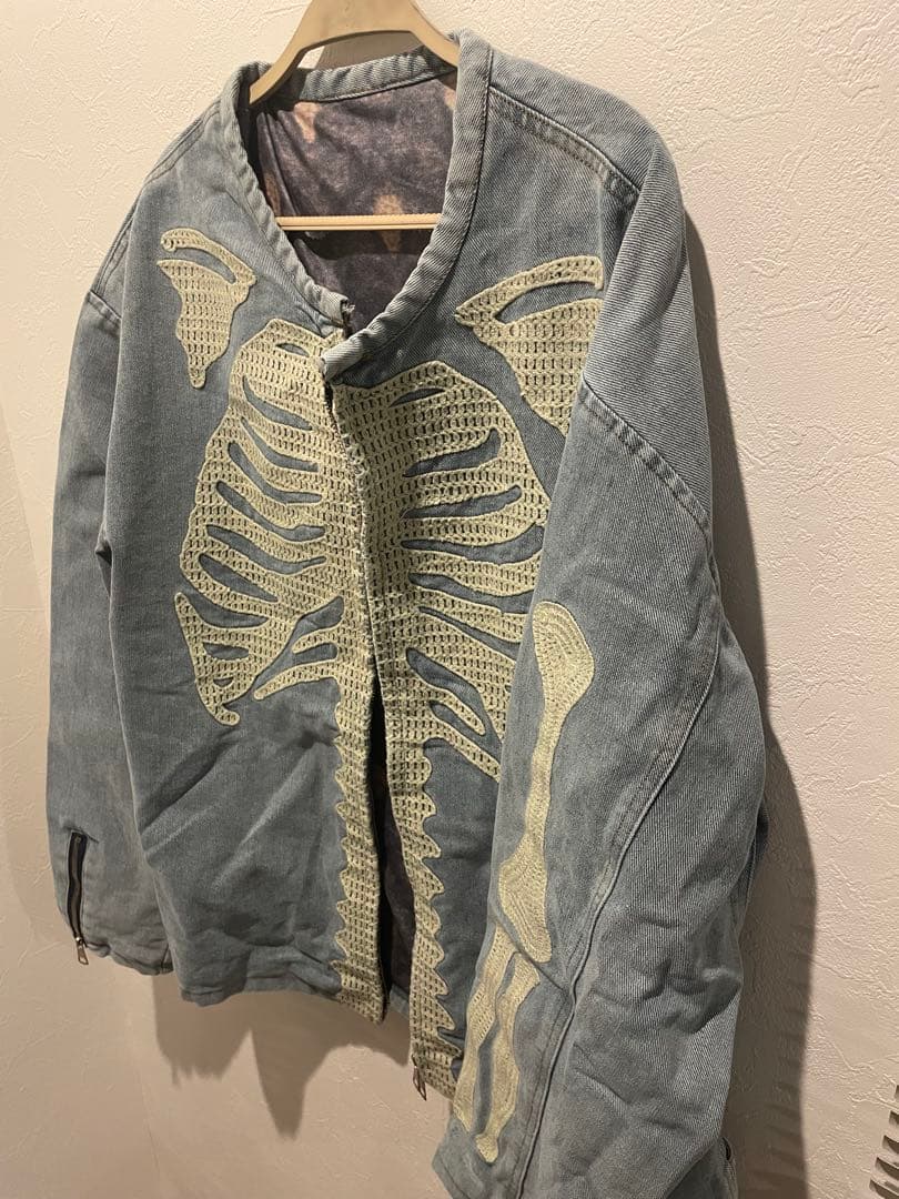ボーンデニムジャケット　KAPITAL風　タグなし