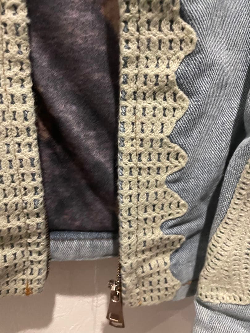 ボーンデニムジャケット　KAPITAL風　タグなし