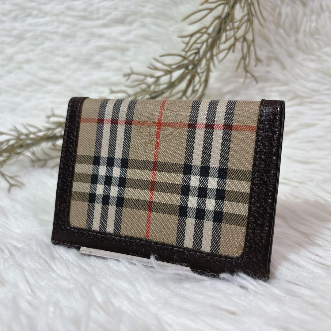 未使用級✨ BURBERRY カードケース パスケース 名刺入れ ノヴァチェック