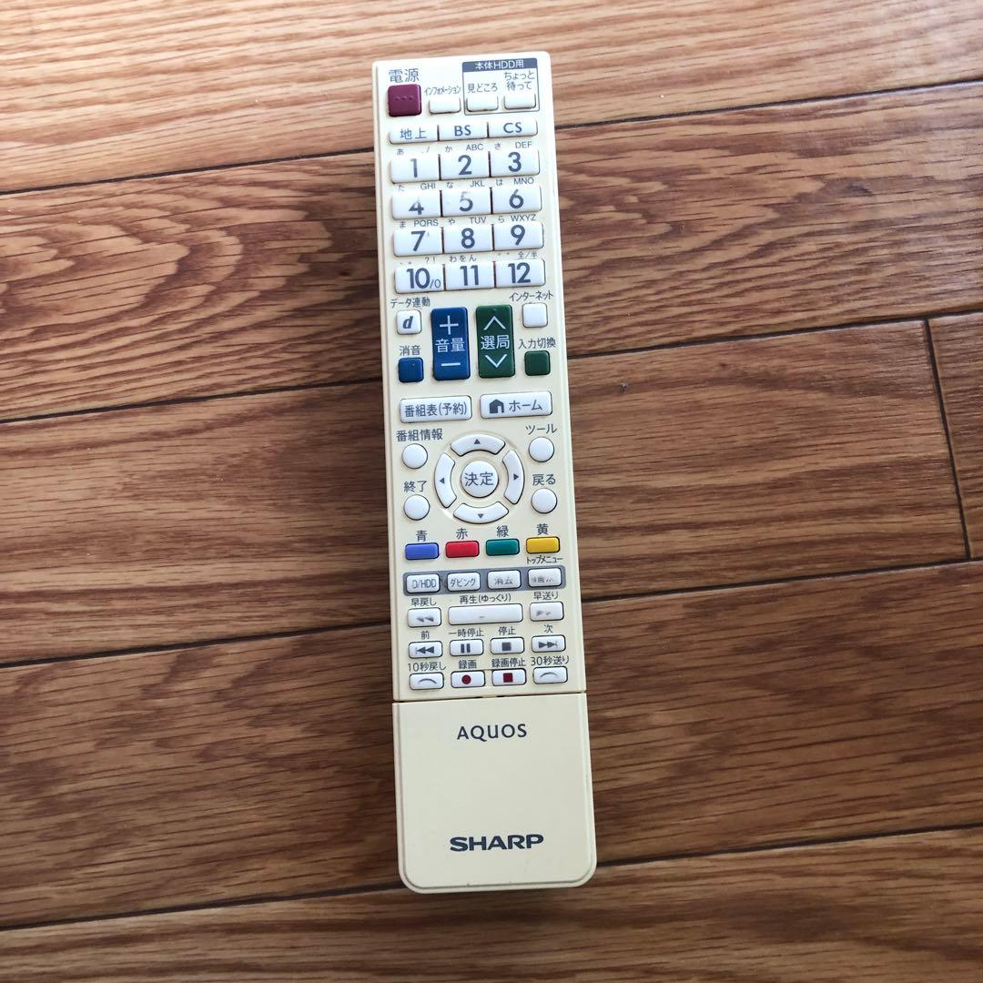 SHARP AQUOS Blu-ray HDD内蔵テレビ LC-32DR9 白