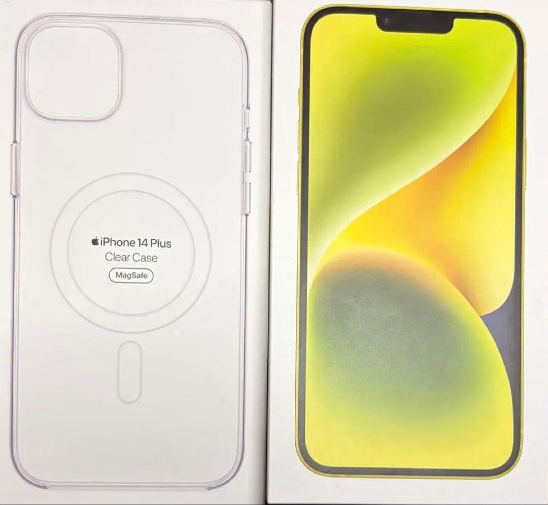 iPhone 14 Plus 本体　sim フリー　ケース付き