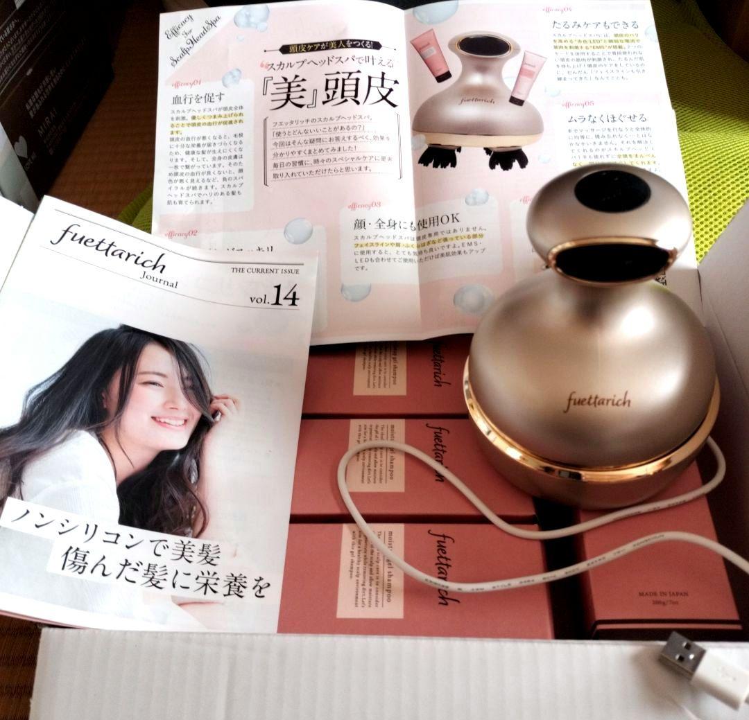 #値下げ【美品】fuettarich 美顔器 ゴールド