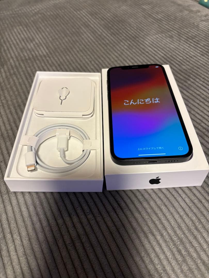 iPhone 12 64GB ブラック　バッテリー88% SIMフリー