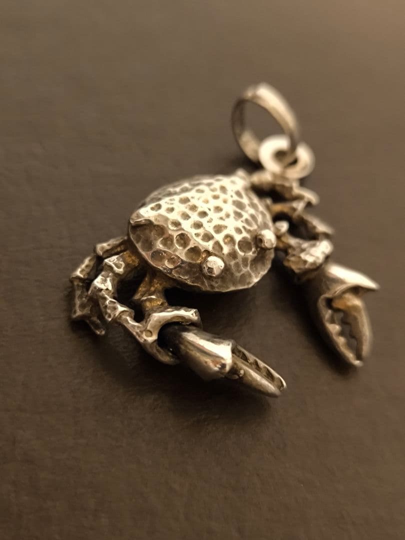 unoaerre ウノアエレ ヴィンテージ 星座 蟹座 カニ ペンダントトップ