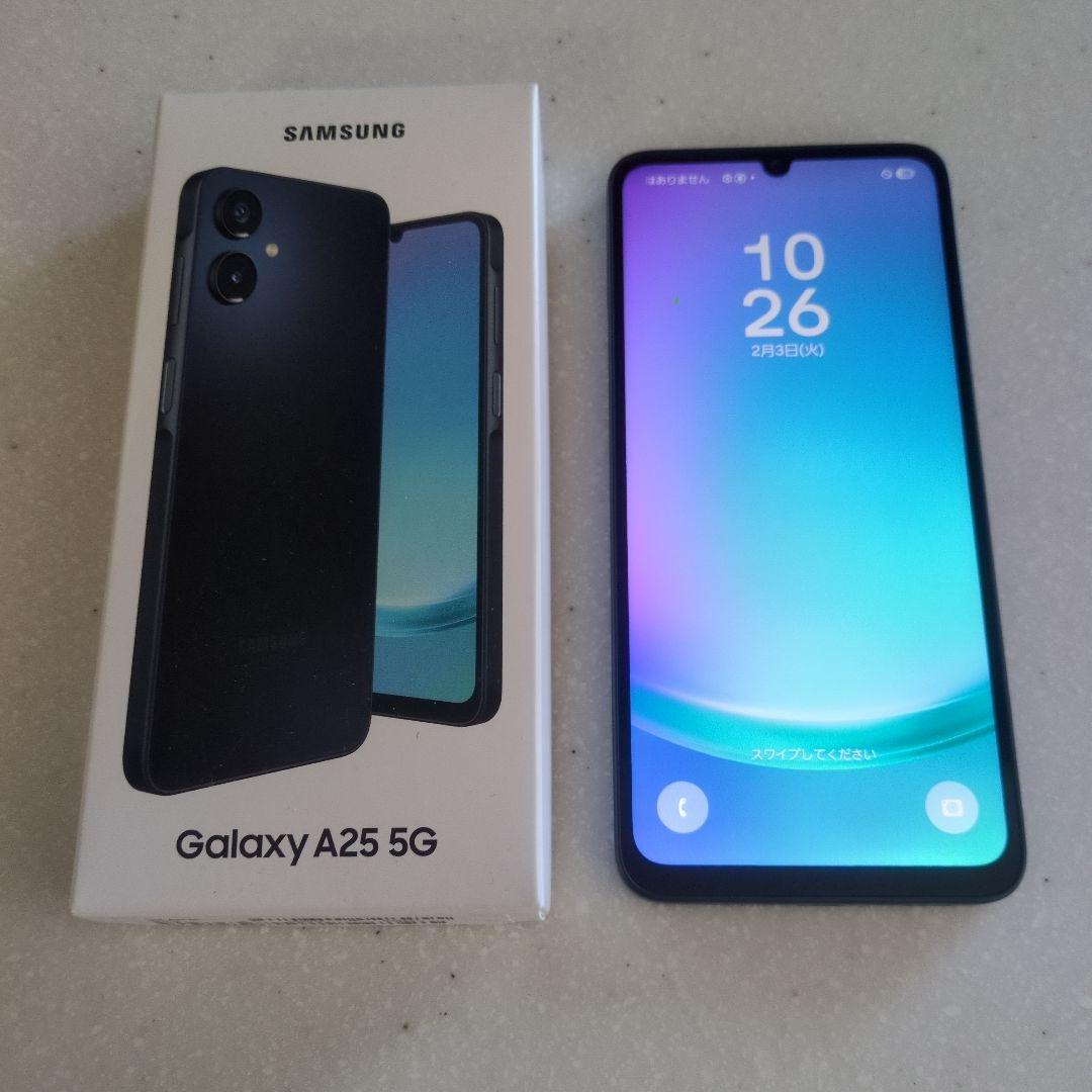 Samsung Galaxy A25 5G ブラック 本体