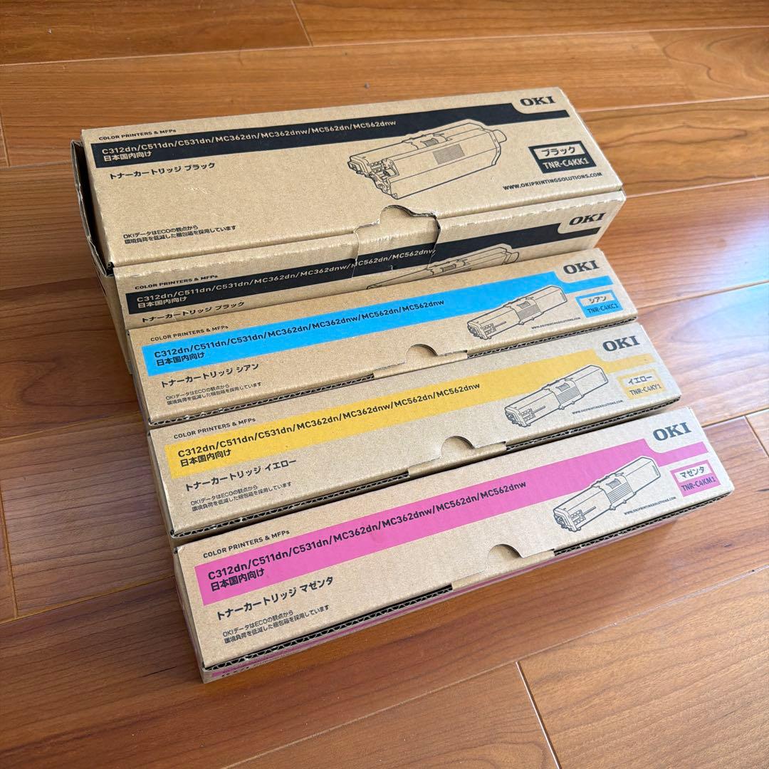 OKI トナーカートリッジセット TNR-C4KK1