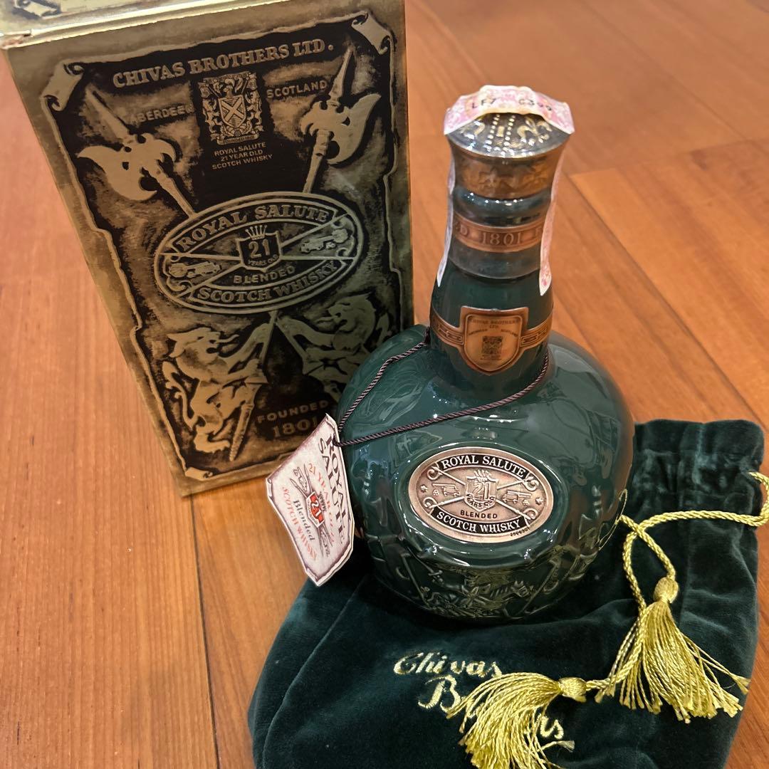 未開栓 Salute 21年 ブレンデッドスコッチウイスキー