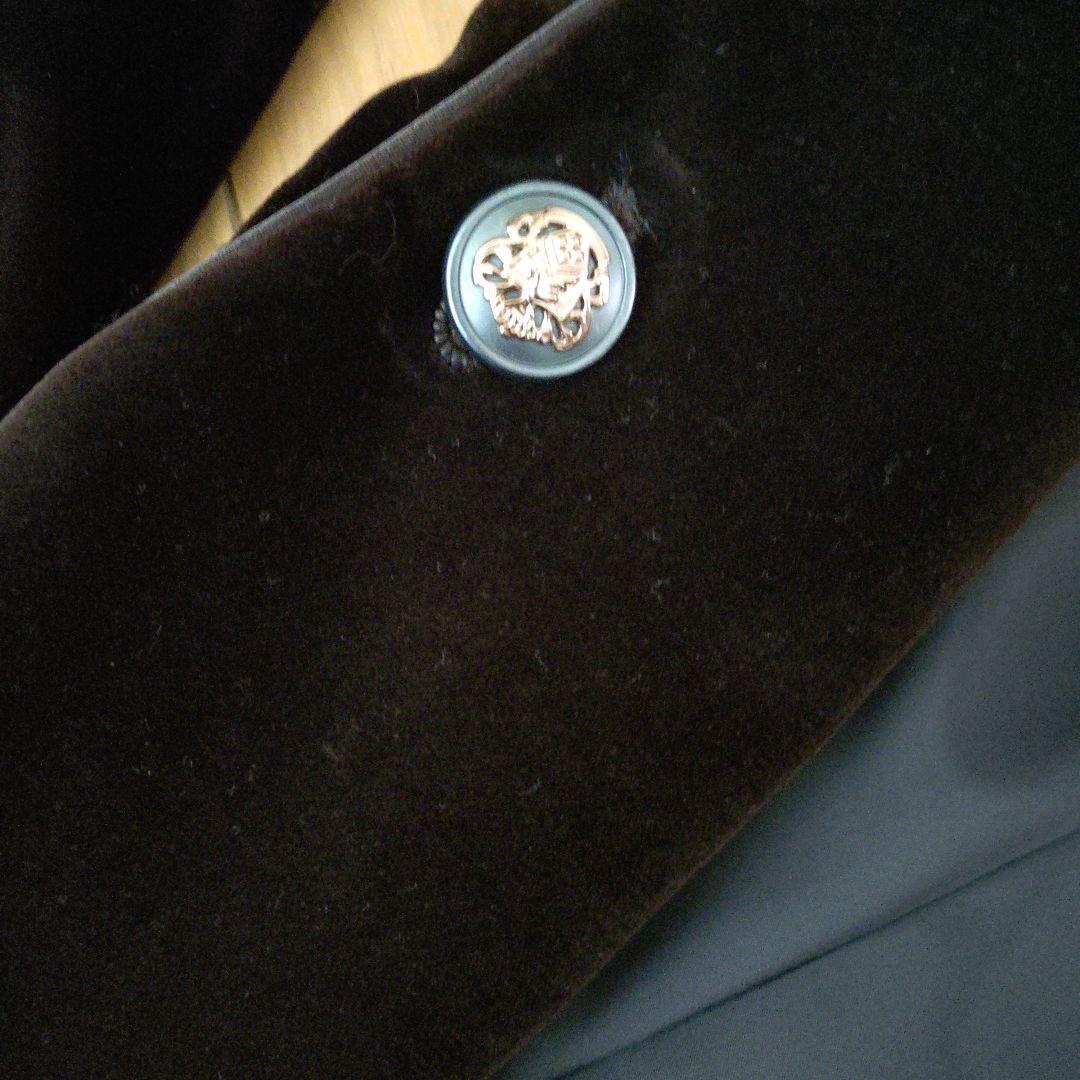 新品 23区 ダークブラウン ベルベット テーラードジャケット 別珍