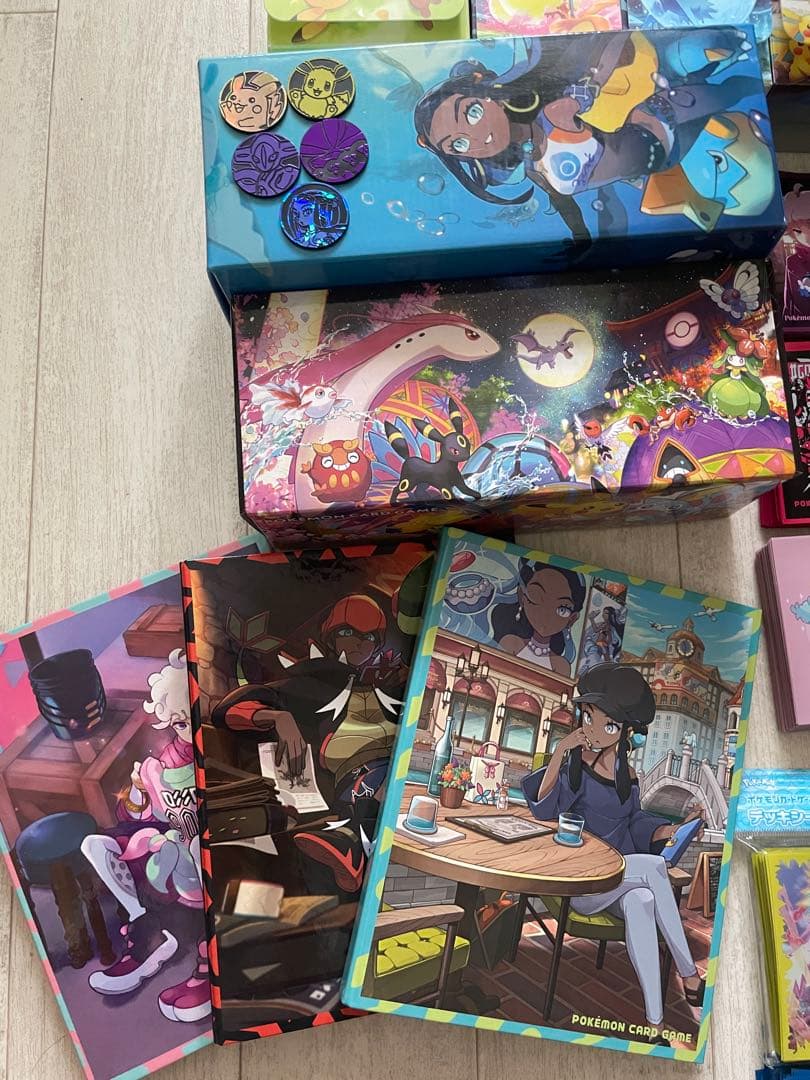 ポケカ　サプライ　まとめ売り　デッキシールド　デッキケース　プレイマット　ルリナ