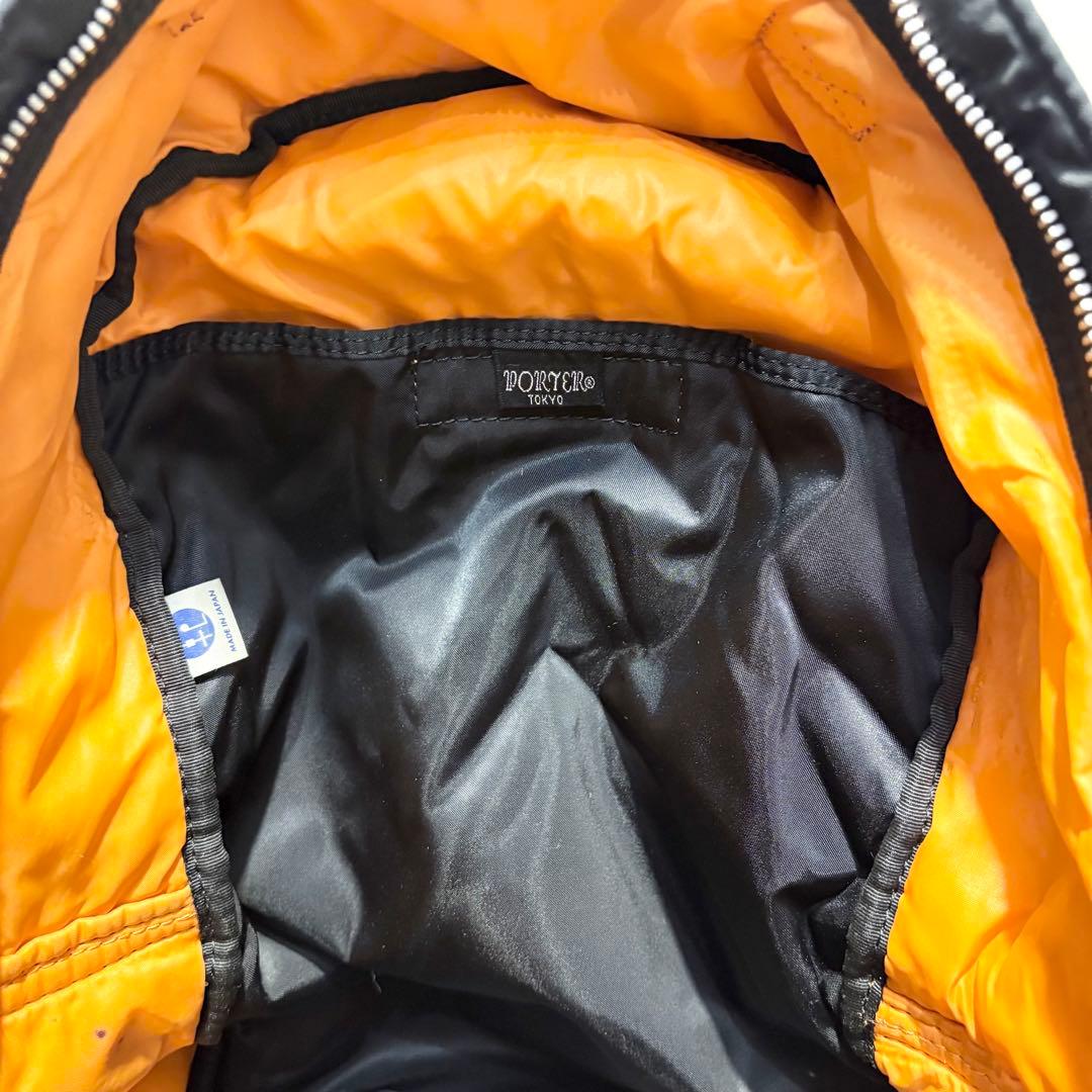 【美品】PORTER ポーター　リュック　タンカー　ブラック　ナイロン