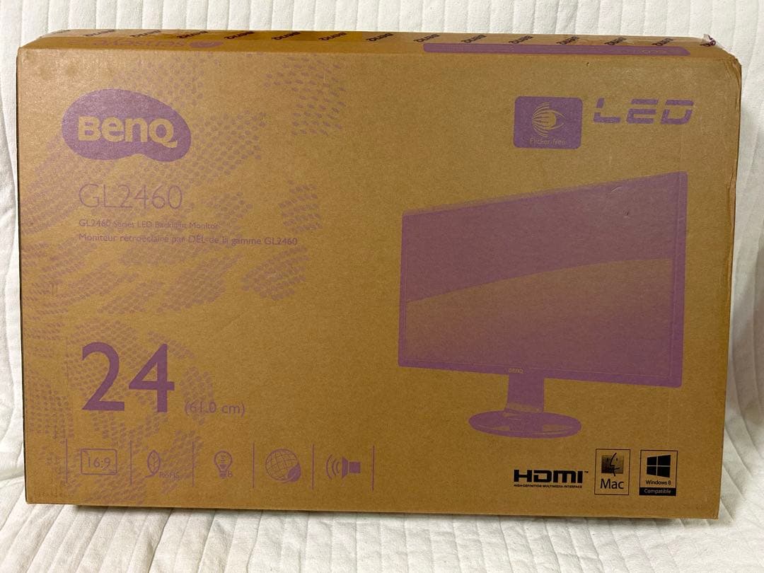 BenQ 液晶ディスプレイモニター 本体 GL2460-B 24インチ【美品】