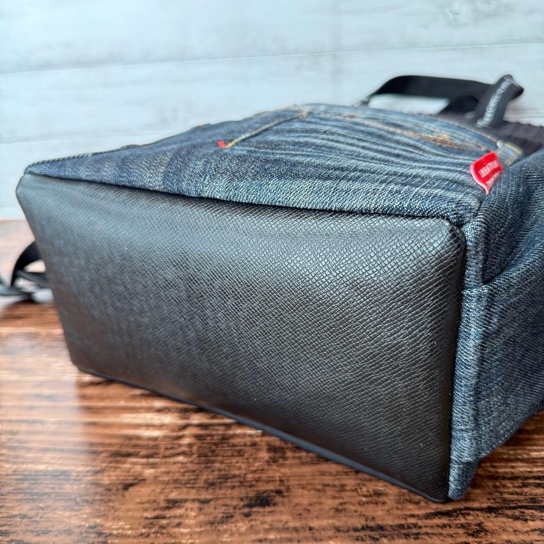 ☆デニムリメイク　ブラックコーデュロイトートリュック☆