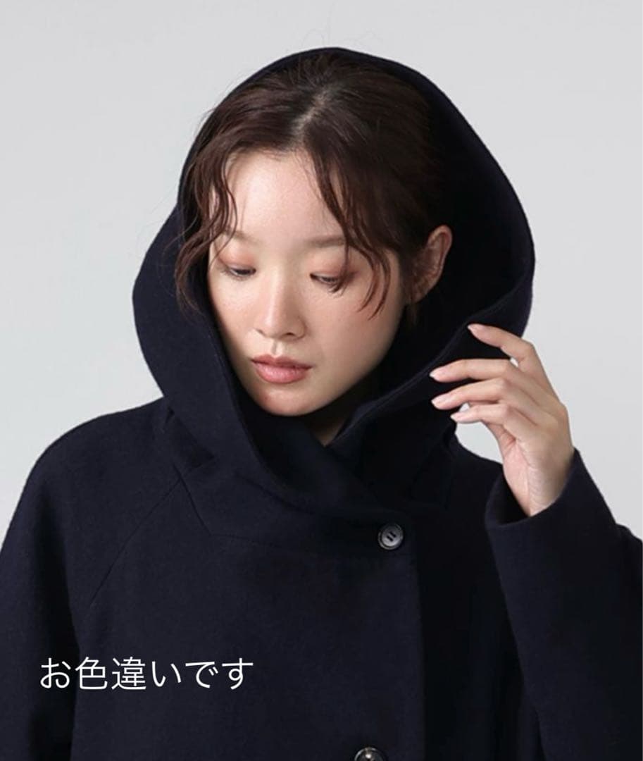 【Basco/バスコ】ラベンダー色のチャリカコート　圧縮ウール