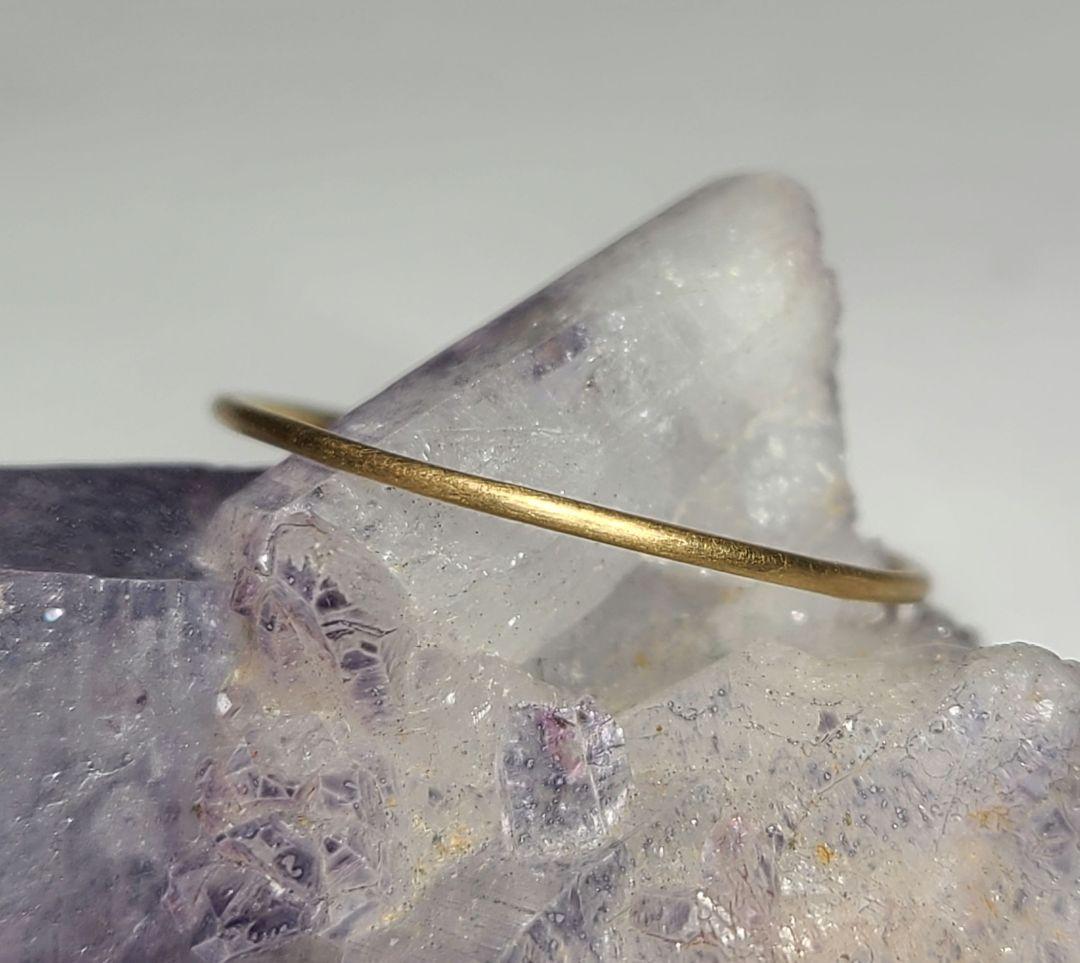 重ねづけにもぴったりです!★18金プレーンリング★