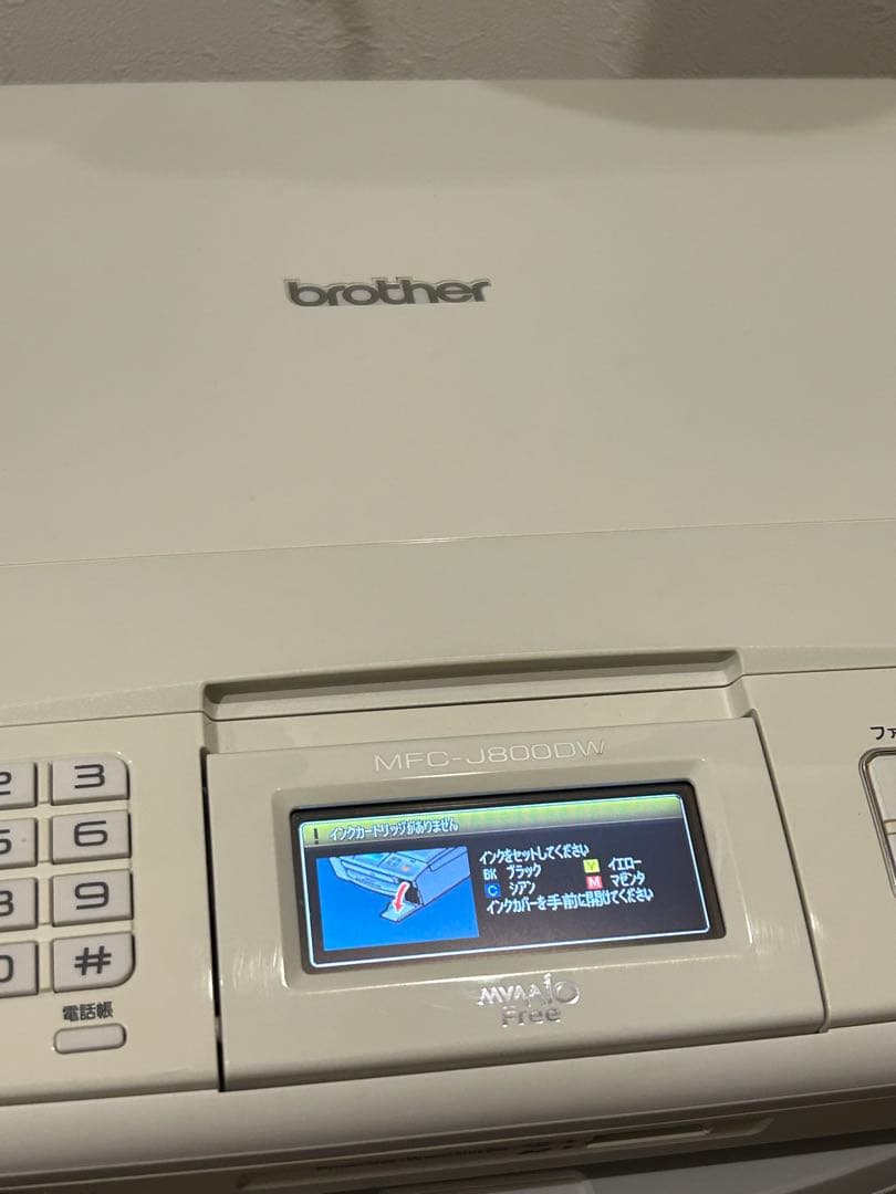 BROTHER A4インクジェットFAX複合機 子機2台 MFC-J800DW