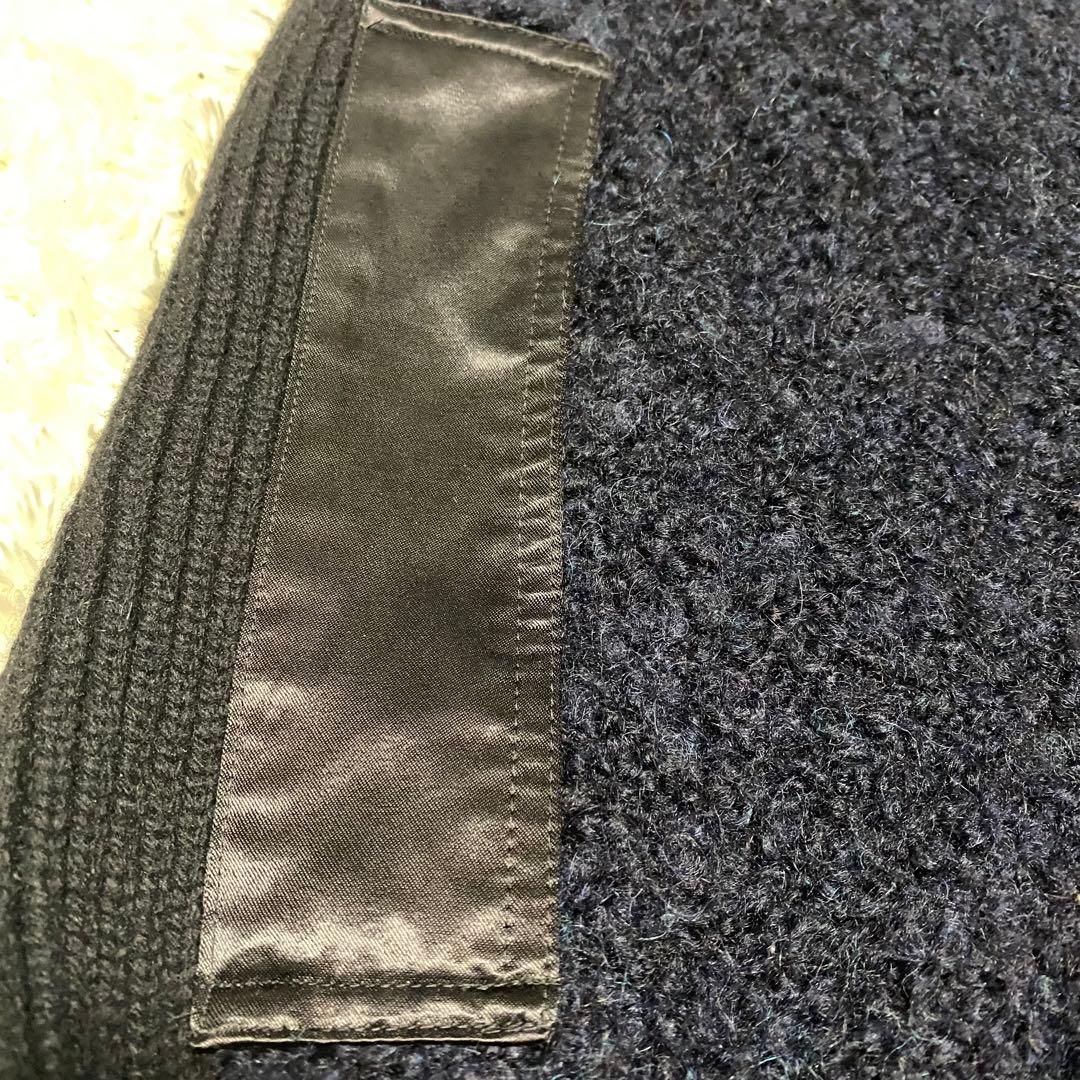 sacailuck ニットポンチョ　アルパカ　サテン　タートル　サカイ