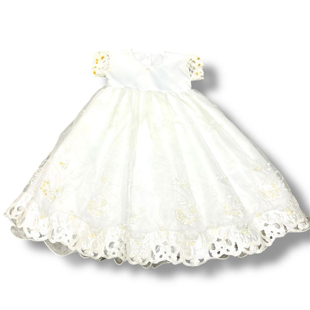 【JAPAN STYLE 】お宮参り 産着 合繊 洗える着物ワインレッド 襦袢付