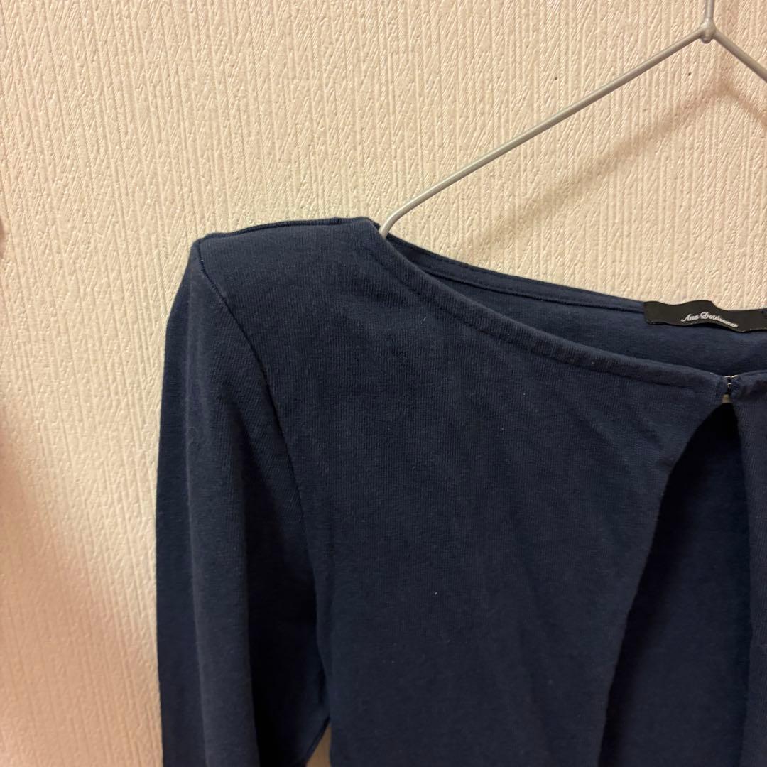 ans dotsloevner アンス　パワーショルダー　tシャツ　カーディガン