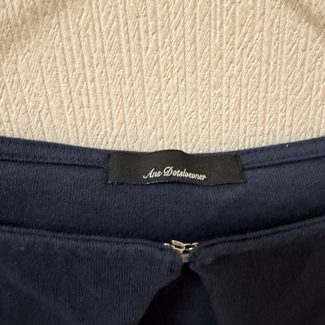 ans dotsloevner アンス　パワーショルダー　tシャツ　カーディガン