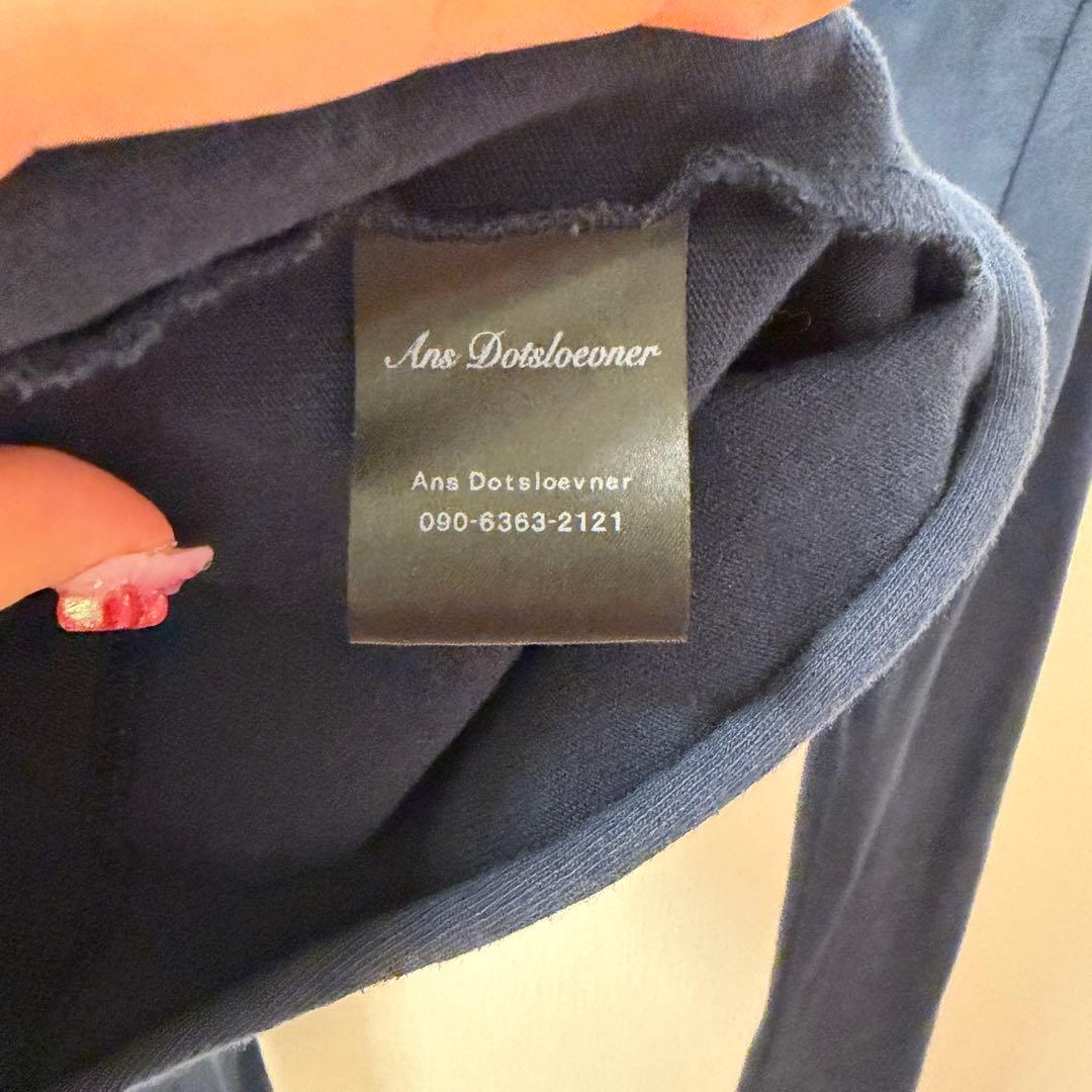 ans dotsloevner アンス　パワーショルダー　tシャツ　カーディガン