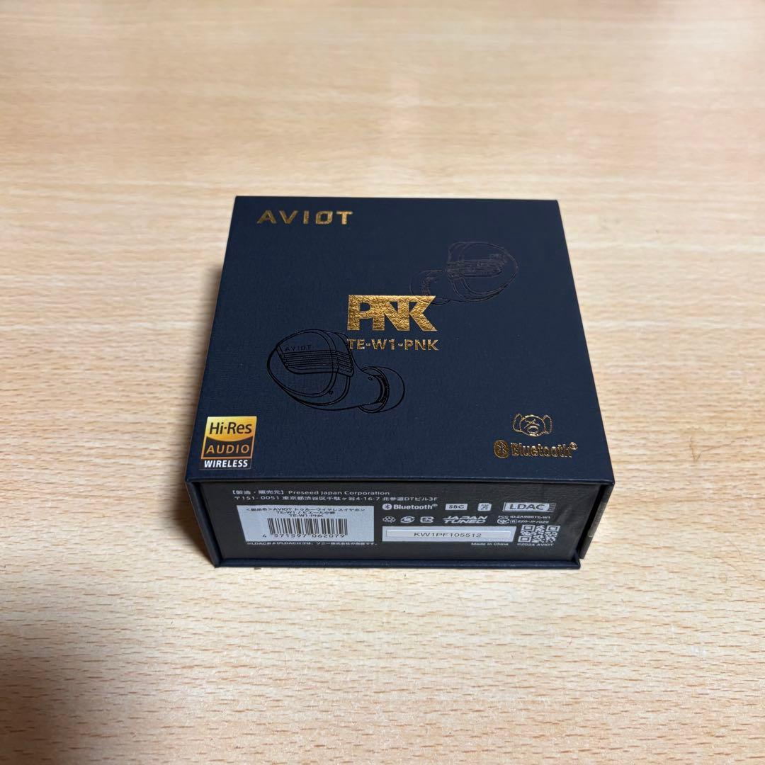 イヤホン AVIOT TE-W1-PNK