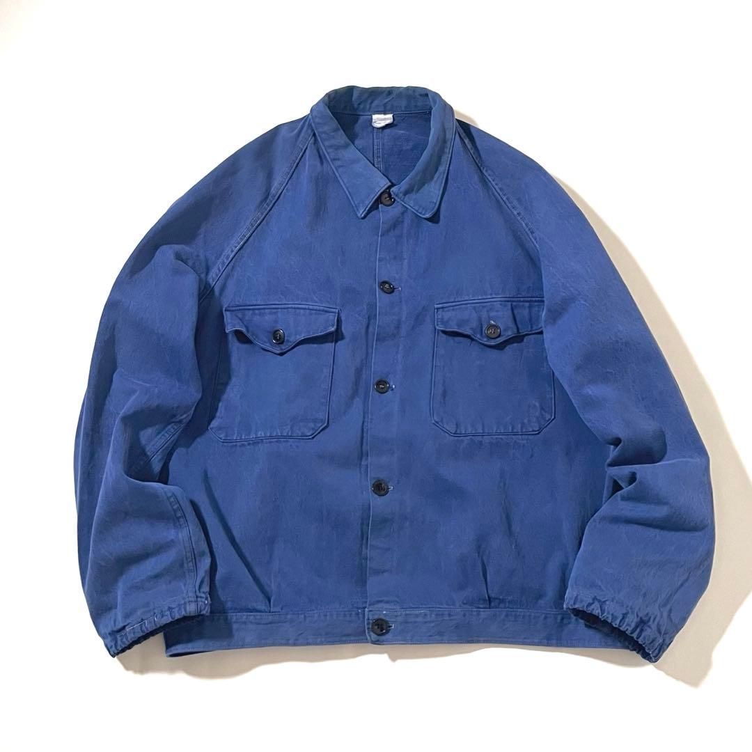 【50s-60s】ユークワーク　ショート丈 ジャケット　ヴィンテージ　フレンチ