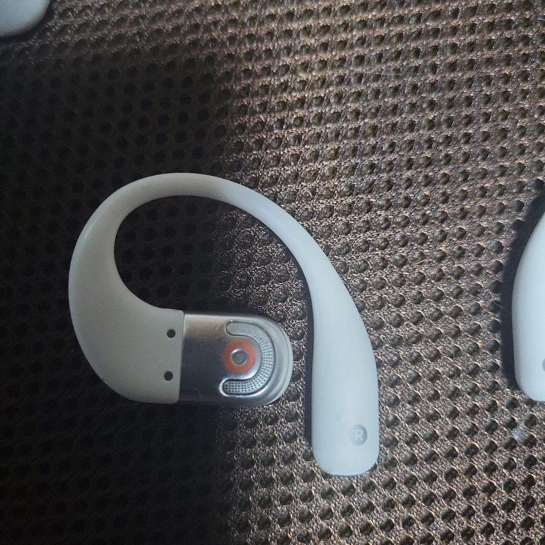 SHOKZ　OPENFIT2+ 骨伝導イヤホン ホワイト 充電ケース付き