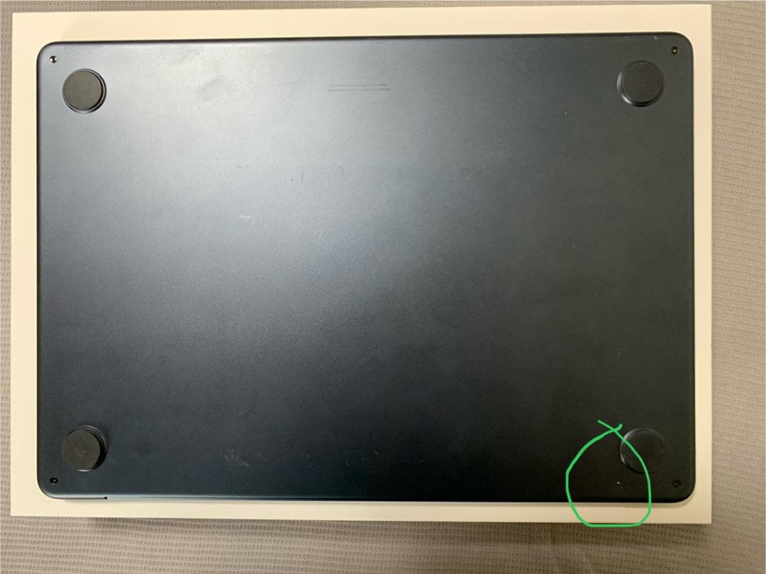 【良品】MacBookAir M2 2022 16GB 512GB ミッドナイト