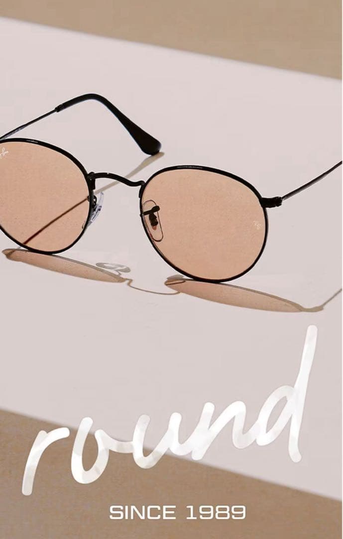 Ray-Ban ラウンドメタル　Round l ピンク