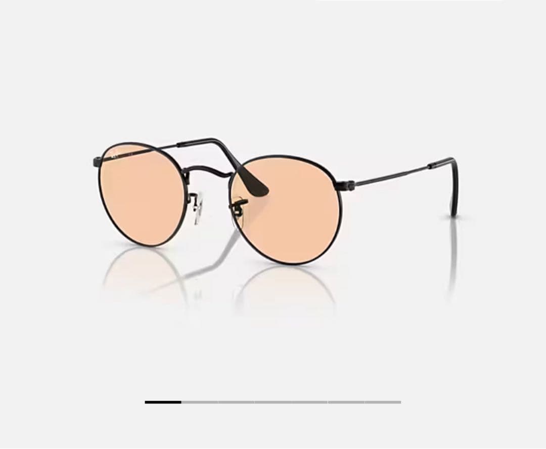 Ray-Ban ラウンドメタル　Round l ピンク