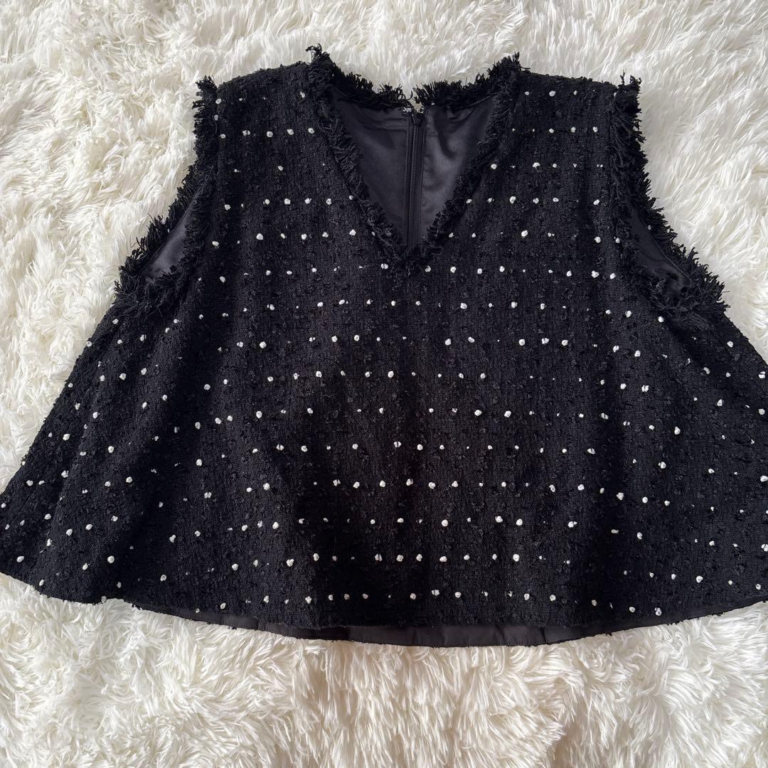 maison de Dolce. メゾンドドルチェ　キャンディツイードベスト